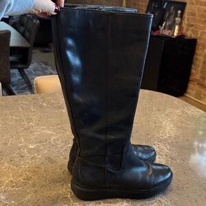 Naturalizer Black wide calf Knee-High Boots